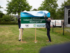 Nieuwsbericht: Bouw elektrisch laadstation van start , Parkmanagement Wijnbergen - Uitgelichte afbeelding 